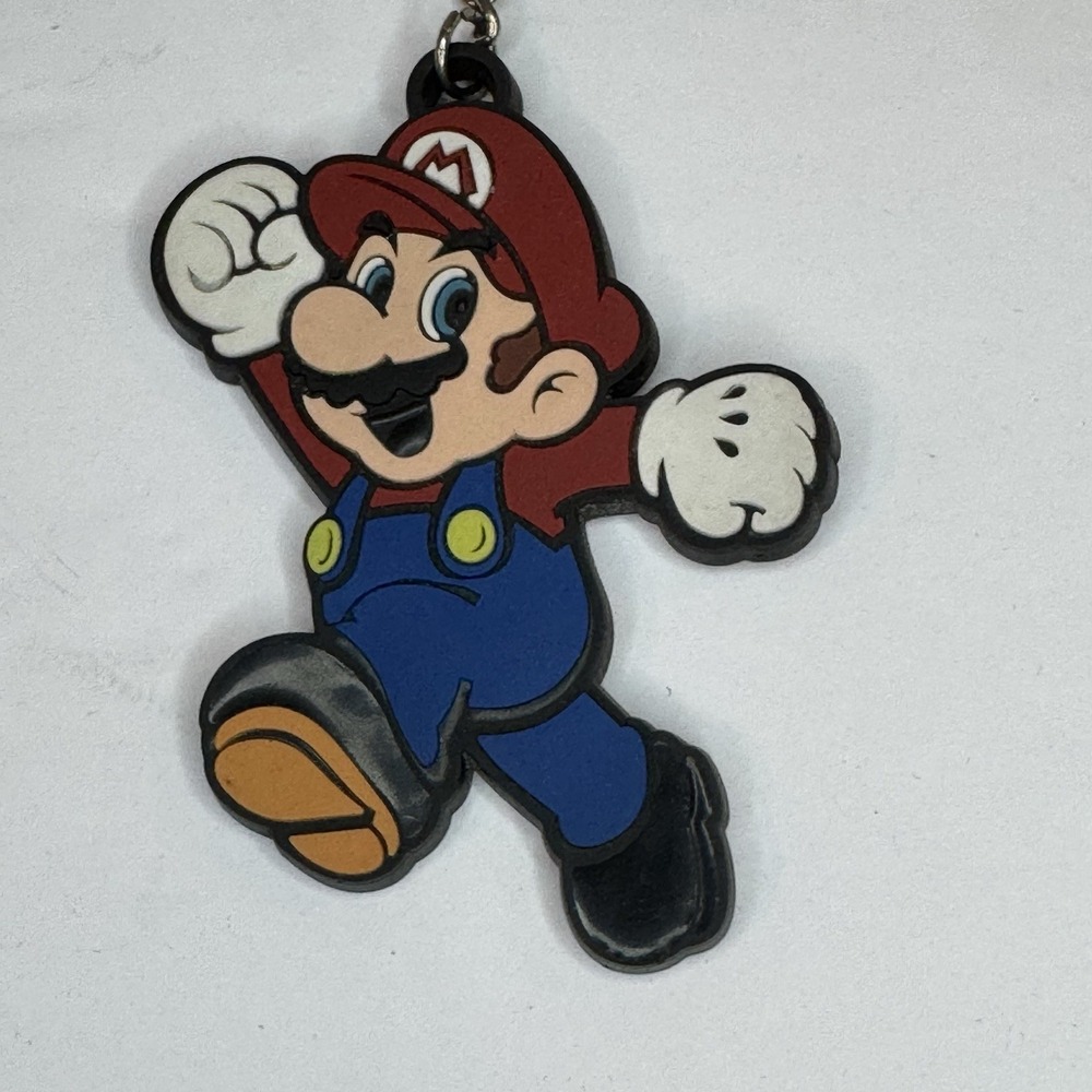 2014 Nintendo Super Mario Keychain Keyring Collectible Wii U 3DS